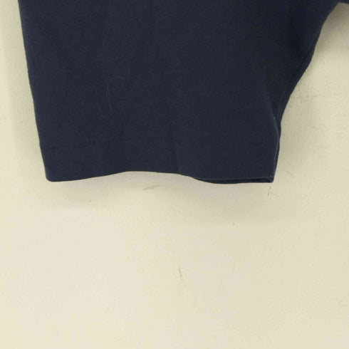 ヘインズ Hanes 80-90S フロント刺繍 S/S ポロシャツ メンズ import:L
