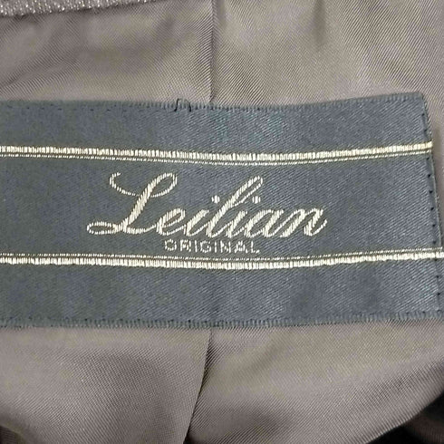 レリアン Leilian スーツ フォーマル セットアップ 上下 3点セット ジャケット ジレ スカート チェック フェイクスエード レディース 13+ 15+