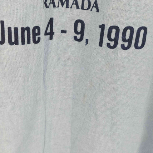 90s hardees プリントクルーネックTシャツ メンズ