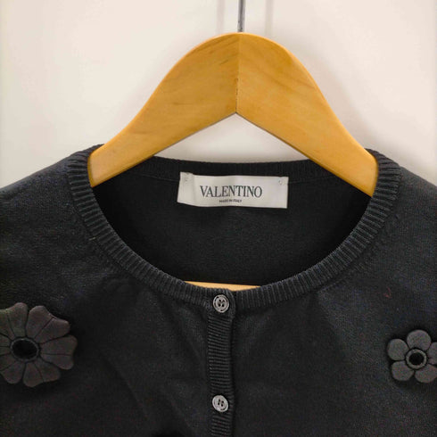 ヴァレンティノ Valentino フラワー ニットカーディガン レディース import:M