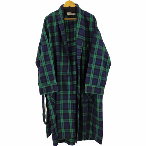 エルエルビーン L.L.Bean 90S チェックガウンコート メンズ JPN:L