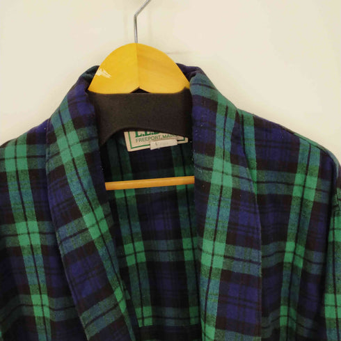 エルエルビーン L.L.Bean 90S チェックガウンコート メンズ JPN:L
