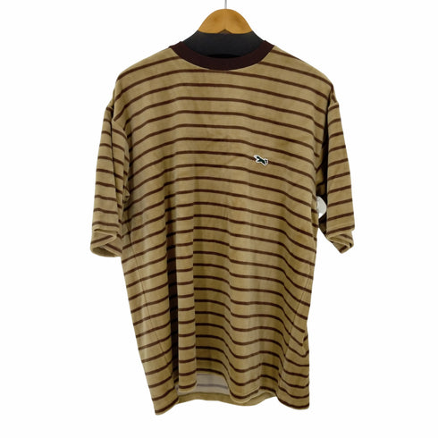 THE FOX SPORTSWEAR MULTI VELOUR BORDER T ボーダー Tシャツ ベロア メンズ L