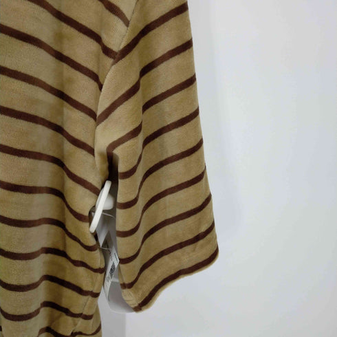 THE FOX SPORTSWEAR MULTI VELOUR BORDER T ボーダー Tシャツ ベロア メンズ L