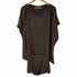 イッセイミヤケ ISSEY MIYAKE ボーダーニットワンピース ボートネック 変形 レディース JPN:2