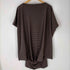 イッセイミヤケ ISSEY MIYAKE ボーダーニットワンピース ボートネック 変形 レディース JPN:2