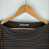 イッセイミヤケ ISSEY MIYAKE ボーダーニットワンピース ボートネック 変形 レディース JPN:2