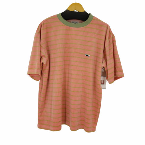 THE FOX SPORTSWEAR MULTI VELOUR BORDER T ボーダー Tシャツ ベロア メンズ L