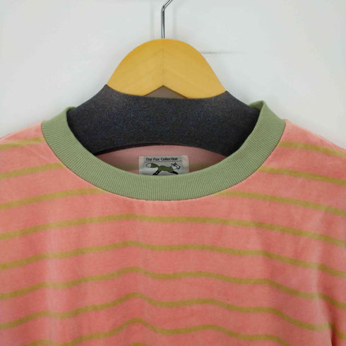 THE FOX SPORTSWEAR MULTI VELOUR BORDER T ボーダー Tシャツ ベロア メンズ L