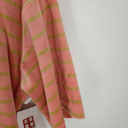 THE FOX SPORTSWEAR MULTI VELOUR BORDER T ボーダー Tシャツ ベロア メンズ L