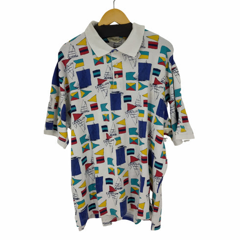 エディーバウアー Eddie Bauer S/S総柄ポロシャツ メンズ JPN:XL