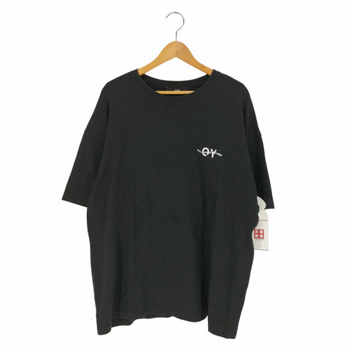 オーワイ OY WAVE LOGO ZIPPER T バックジップ クルーネックTシャツ メンズ