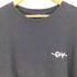 オーワイ OY WAVE LOGO ZIPPER T バックジップ クルーネックTシャツ メンズ