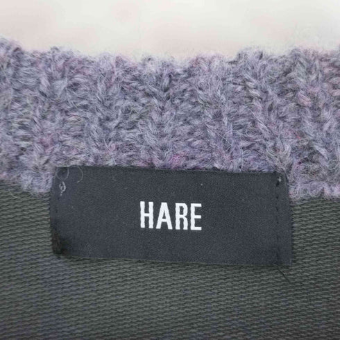 ハレ HARE ウラケレイヤードメッシュニット メンズ FREE