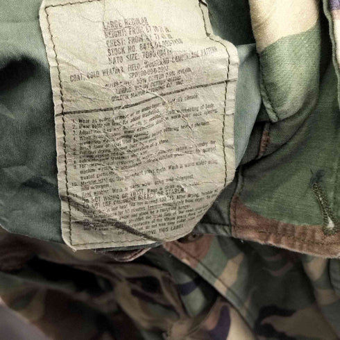 ユーエスアーミー US ARMY Military Cold Field Jacketv メンズ LARGE REGULAR
