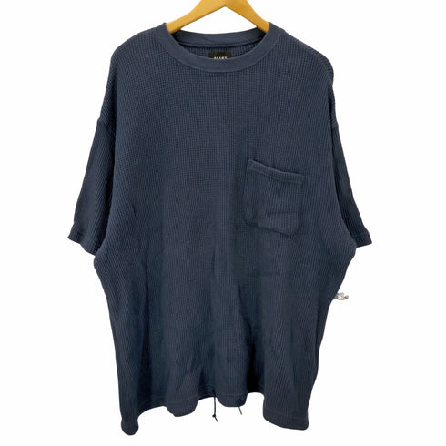 ビームス BEAMS オーバーサイズワッフルドロコードショートスリーブTシャツ メンズ JPN:L