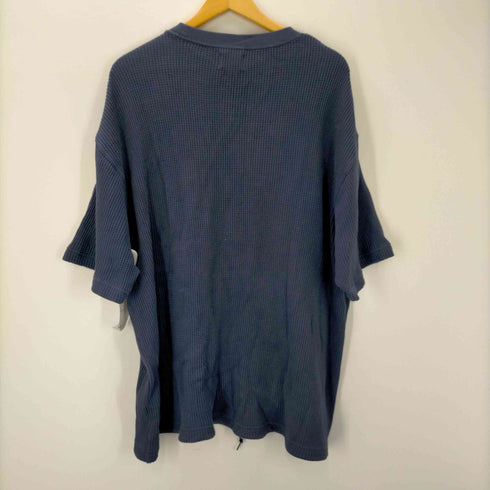 ビームス BEAMS オーバーサイズワッフルドロコードショートスリーブTシャツ メンズ JPN:L