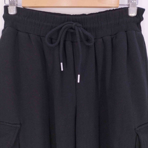 ザラ ZARA PLUSH JERSEY CARGO TROUSERS スウェットカーゴパンツ メンズ M