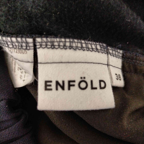 エンフォルド ENFOLD 20AW ライトバックウォーム リラックスゴムワイドトラウザー イージーパンツ レディース JPN:38