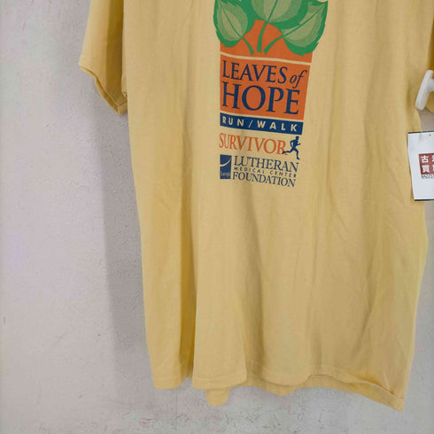 ポートアンドカンパニー PORT and COMPANY フロントプリントTシャツ LEAVES of HOPE メンズ import:L