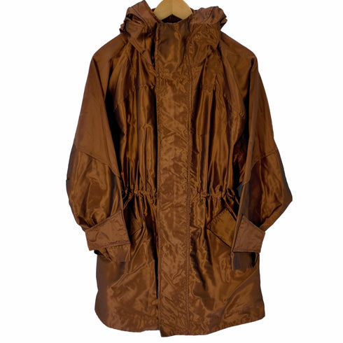 イッセイミヤケ ISSEY MIYAKE 14AW ドロストフードコート ロング 偏光 レディース JPN:2