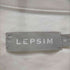 レプシム LEPSIM フロントギャザーシャツ ノーカラー レディース JPN:M