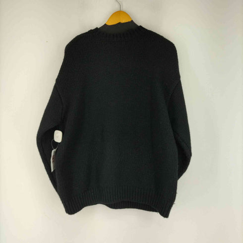 ドンケア DONCARE フロントロゴクルーネックニット メンズ import:XL
