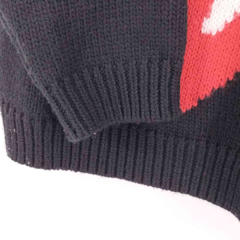 ドンケア DONCARE フロントロゴクルーネックニット メンズ import:XL