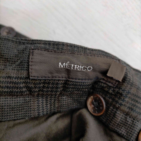 メトリコ METRICO チェック コットンスラックス メンズ JPN:50