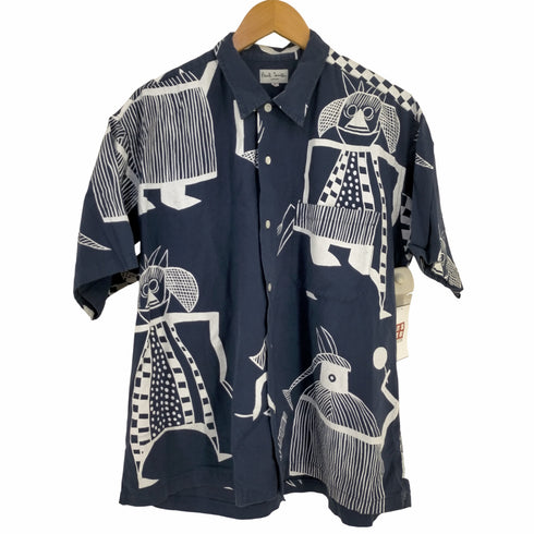 ポールスミス Paul Smith 総柄 S/S シャツ メンズ import:L
