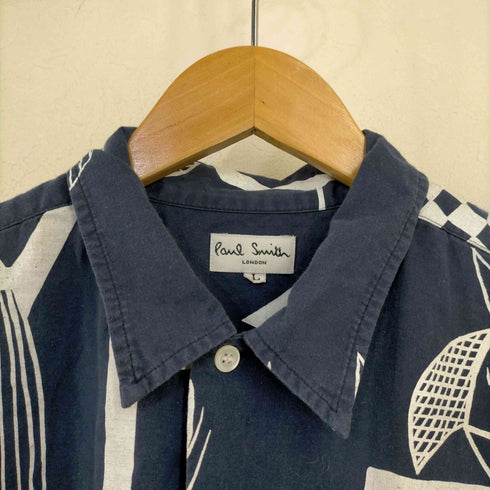 ポールスミス Paul Smith 総柄 S/S シャツ メンズ import:L