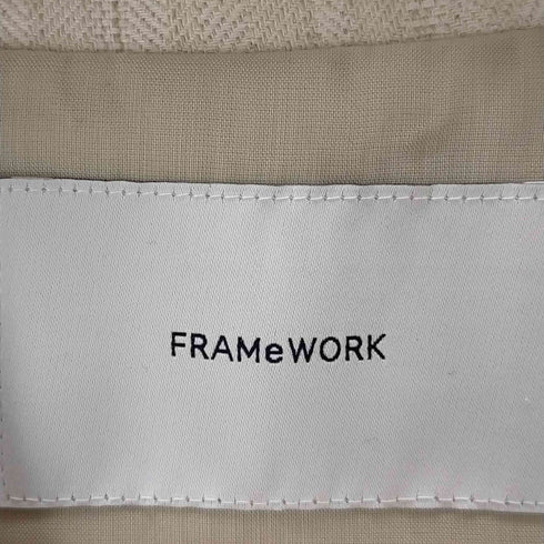 フレームワーク FRAMe WORK 21SS 綿麻ドビー テーラードジャケット レディース JPN:S