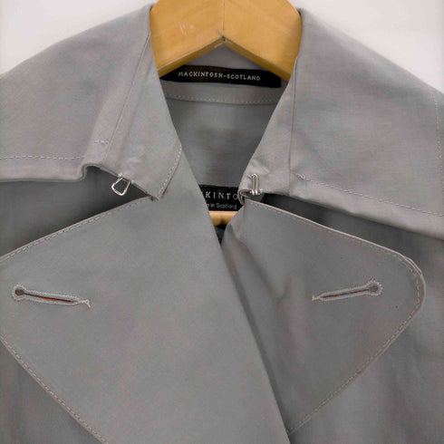 マッキントッシュスコットランド MACKINTOSH SCOTLAND トレンチコート ダブル ロング ベルト レディース DE:32