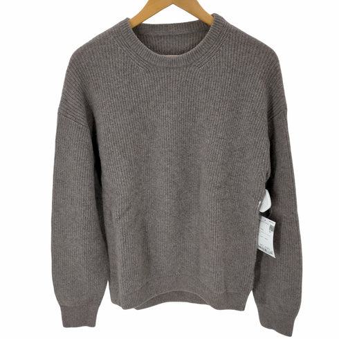 クレプスキュール crepuscule 畦編みニット Beige レディース JPN:1