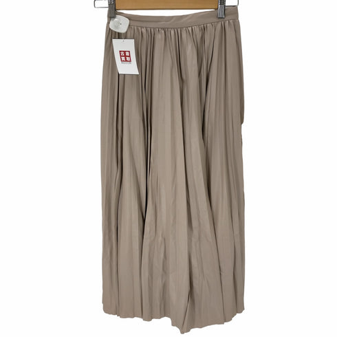 ノーブル Noble 22AW フェイクレザープリーツスカート ロング レディース JPN:M
