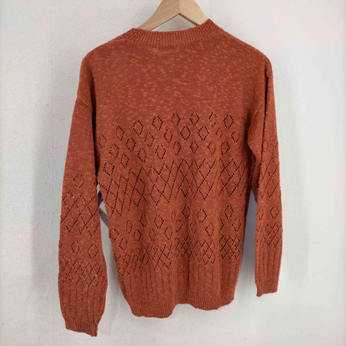 DANNY NOBLE 80-90s コットンリネン レーシーニット レディース JPN:M