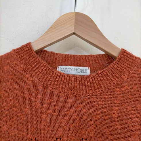 DANNY NOBLE 80-90s コットンリネン レーシーニット レディース JPN:M