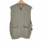 オーラリー AURALEE 19AW SUPER FINE WOOL RIB KNIT ZIP VEST メンズ JPN:4