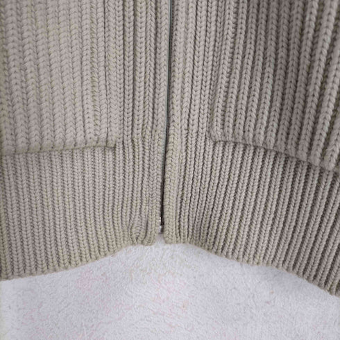 オーラリー AURALEE 19AW SUPER FINE WOOL RIB KNIT ZIP VEST メンズ JPN:4