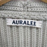オーラリー AURALEE 19AW SUPER FINE WOOL RIB KNIT ZIP VEST メンズ JPN:4