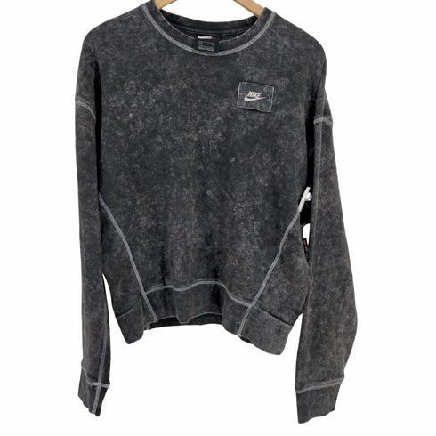 ナイキ NIKE 製品染め ストーンウォッシュ クルーネックスウェット レディース import:S