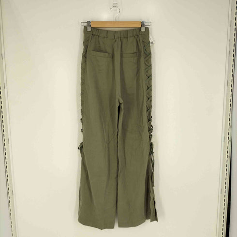 グレースコンチネンタル GRACE CONTINENTAL サイドレースアップパンツ レディース 36
