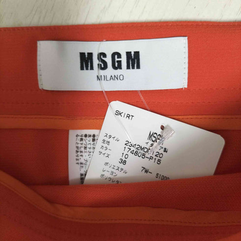 エムエスジーエム MSGM ストレッチフレアスカート レディース 38