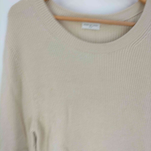 ドリスヴァンノッテン DRIES VAN NOTEN リブ メリノウール クルーネックニット メンズ import:L