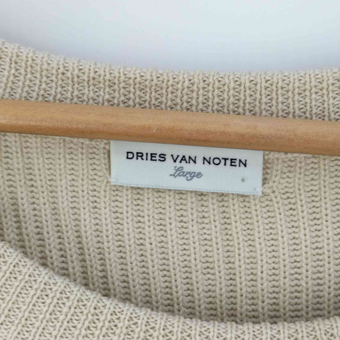 ドリスヴァンノッテン DRIES VAN NOTEN リブ メリノウール クルーネックニット メンズ import:L