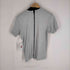 コムデギャルソンシャツ COMME des GARCONS SHIRT 襤褸加工プリントデザインドッキングVネックカットソー メンズ JPN:S