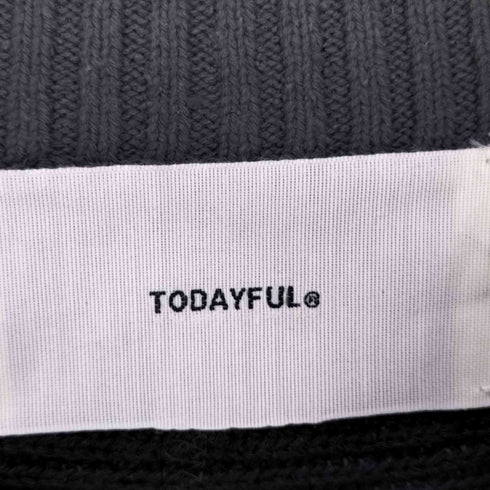トゥデイフル TODAYFUL Rawsilk Waffle Pullover ロウシルクワッフルプルオーバーニット. レディース FREE