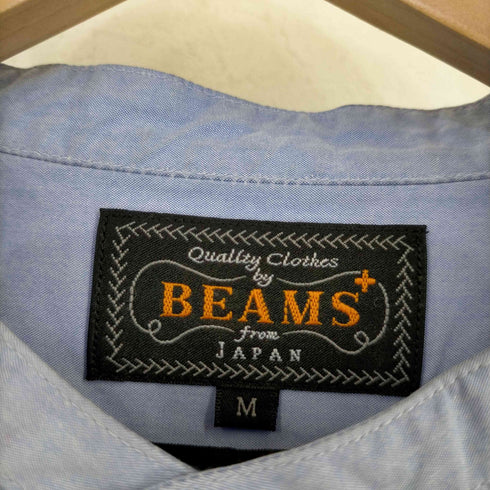 ビームスプラス BEAMS+ Band Collar 120/3 Broad Classic Fit ブロードバンドカラーシャツ メンズ JPN:M