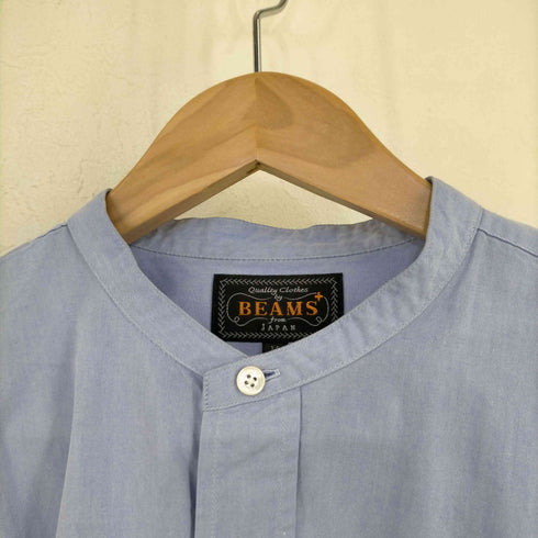 ビームスプラス BEAMS+ Band Collar 120/3 Broad Classic Fit ブロードバンドカラーシャツ メンズ JPN:M
