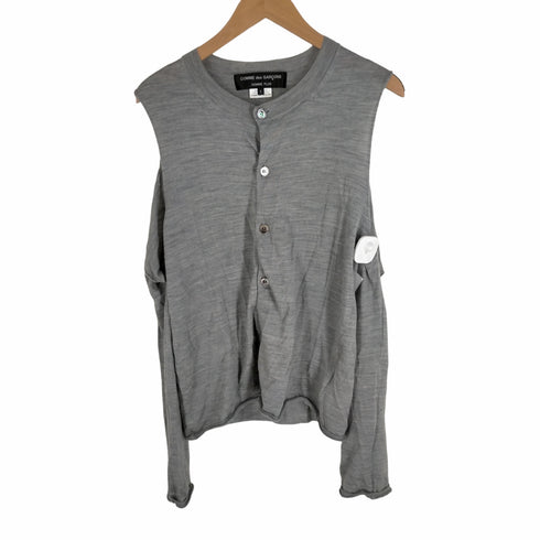 コムデギャルソンオムプリュス COMME des GARCONS HOMME PLUS 14SS カットアウトデザイン カーディガン メンズ JPN:S